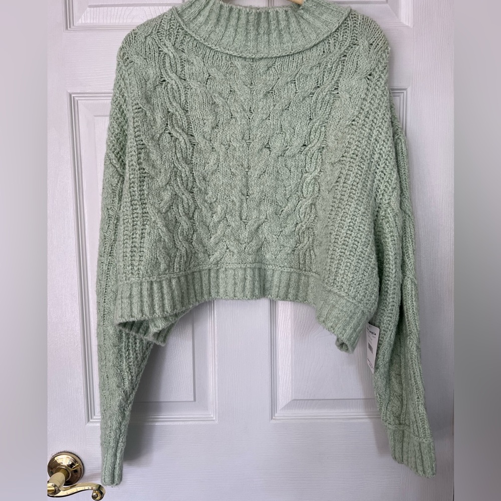 Free People Cropped Sweater